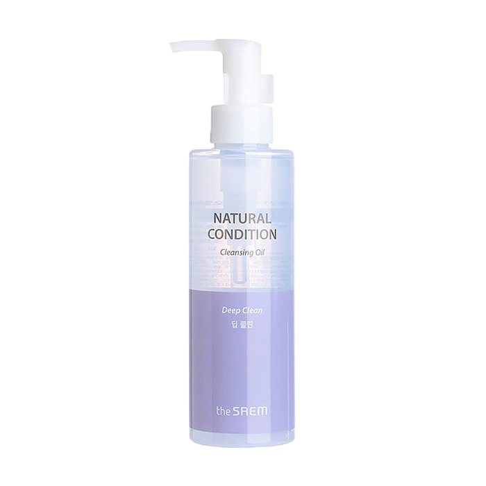 Глибокоочисна гідрофільна олія для обличчя The Saem Natural Condition Cleansing Oil Deep Clean, 180 мл